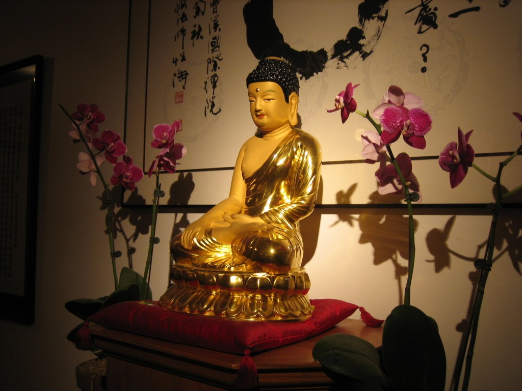 Altar at the Chogye International Zen Center of New York